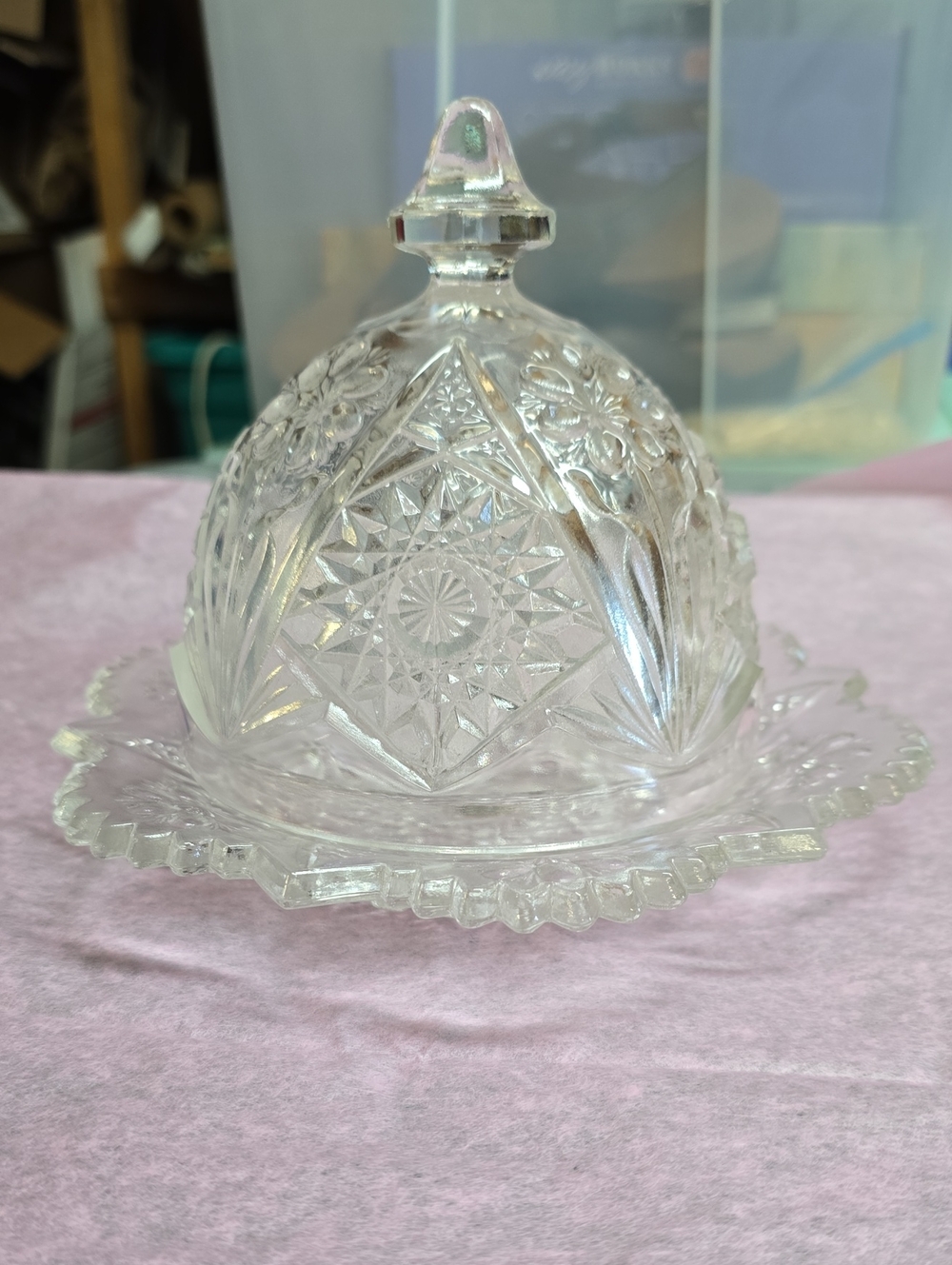 Imperial Glass By Lenox Butter Dish